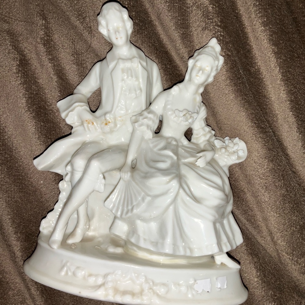 Elegant White Porcelain Figurine